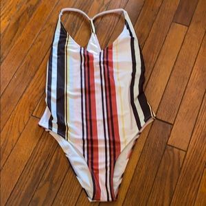 Roxy bathing suit. Very flattering one piece